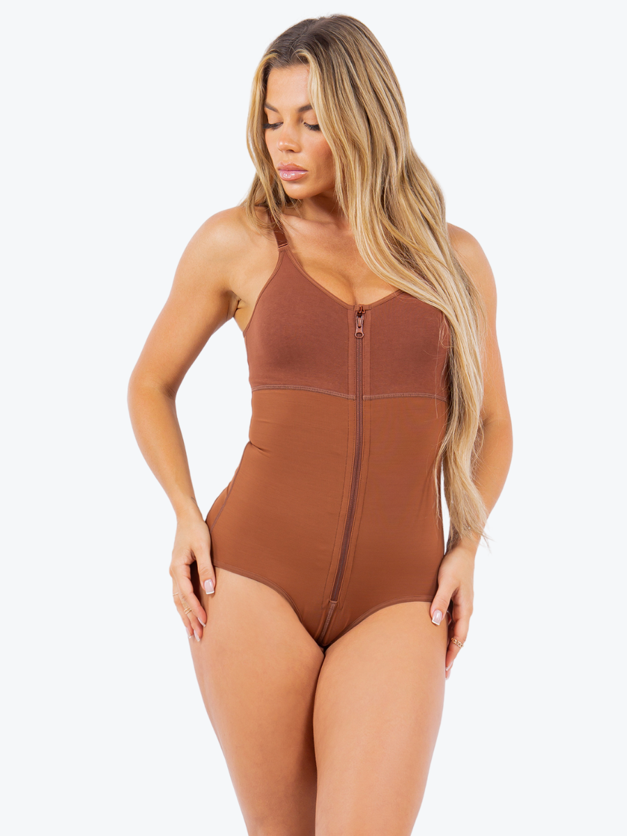 Ella Super Firm Shaping Zipper Bodysuit