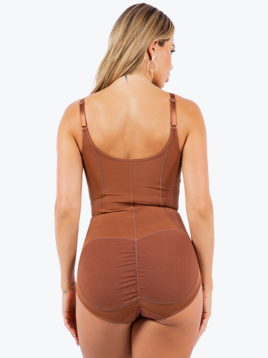 Ella Super Firm Shaping Zipper Bodysuit
