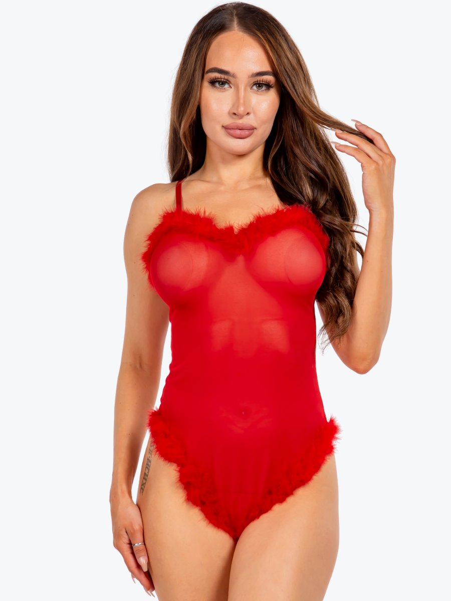 Marilyn Marabou Sheer Teddy