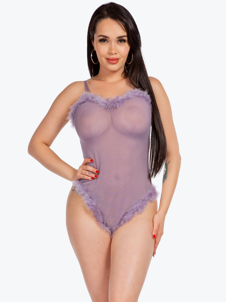 Marilyn Marabou Sheer Teddy
