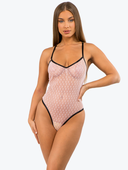 Valentina Sheer Hearts Teddy