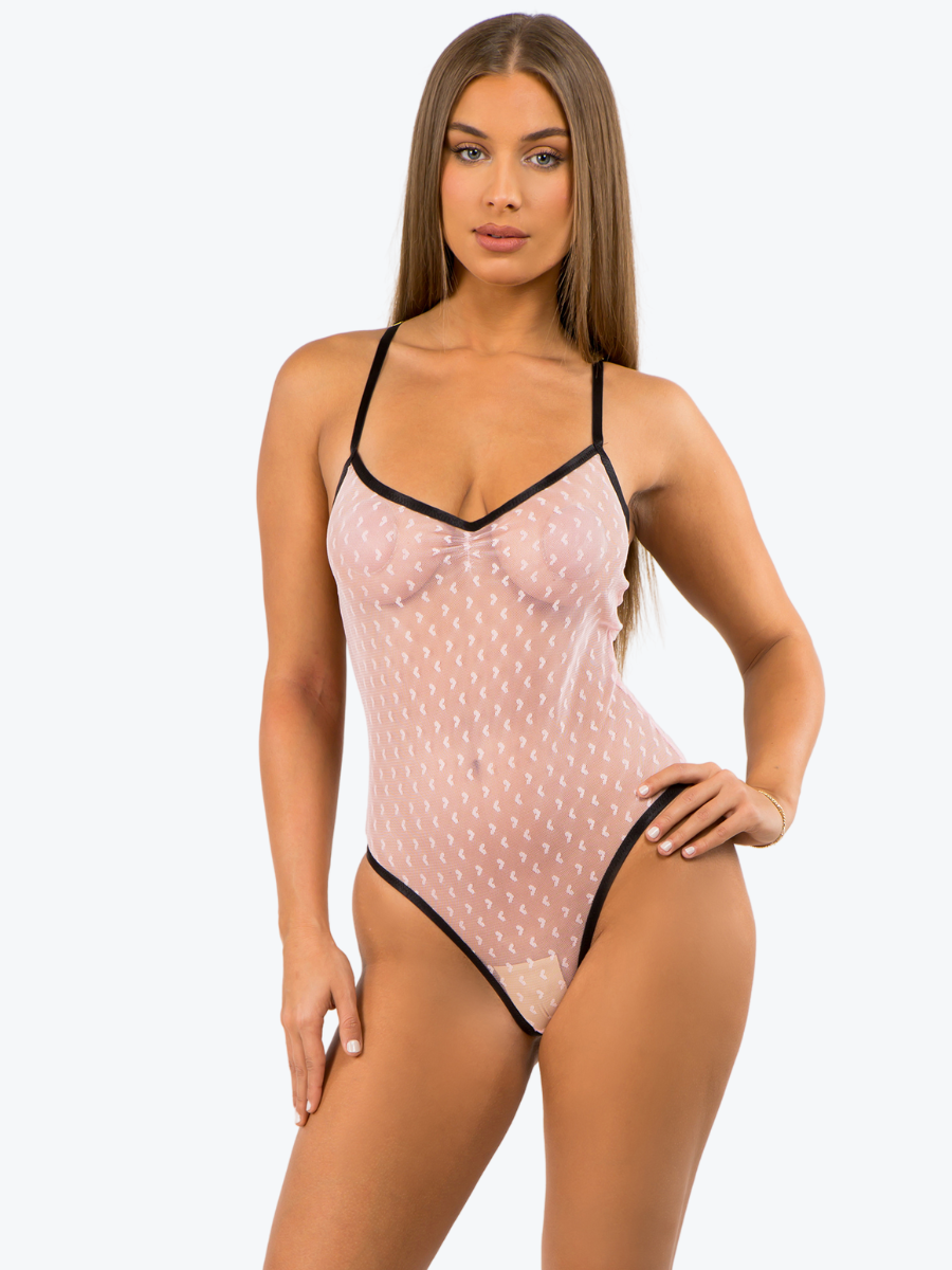 Valentina Sheer Hearts Teddy