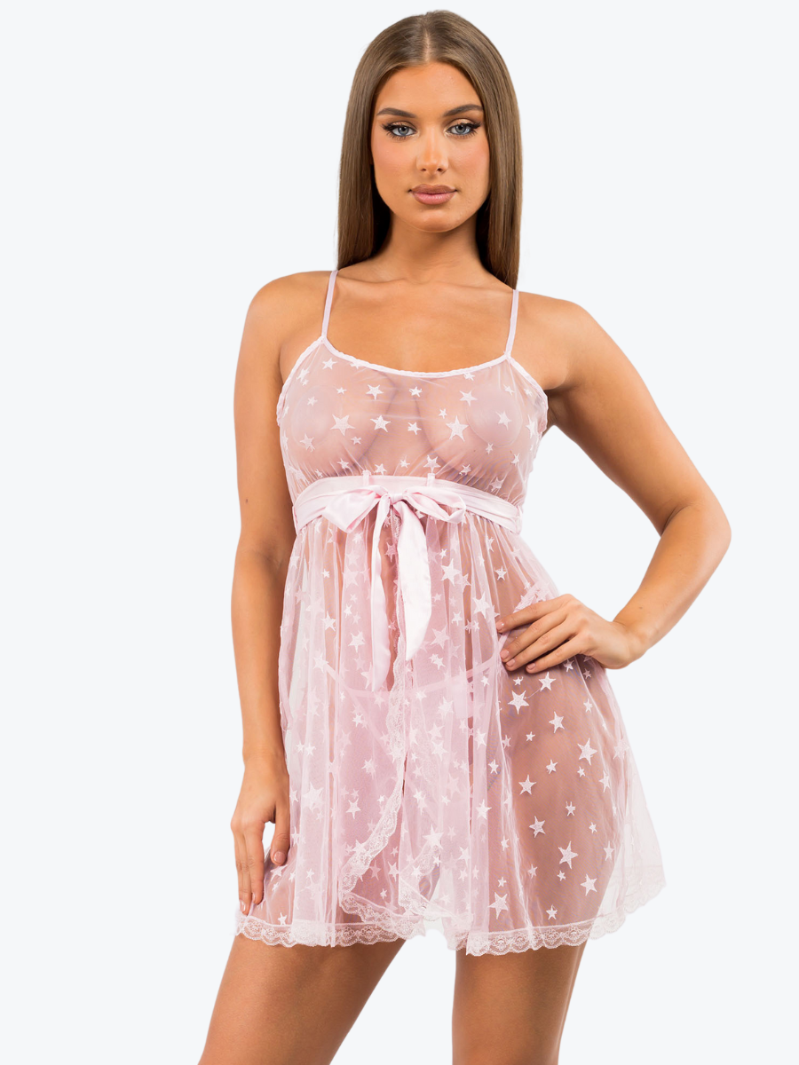 Dixie Star Sheer Babydoll