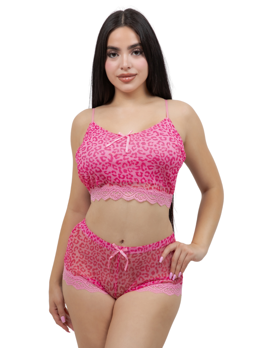 Ally Lace Trimmed Cami Set