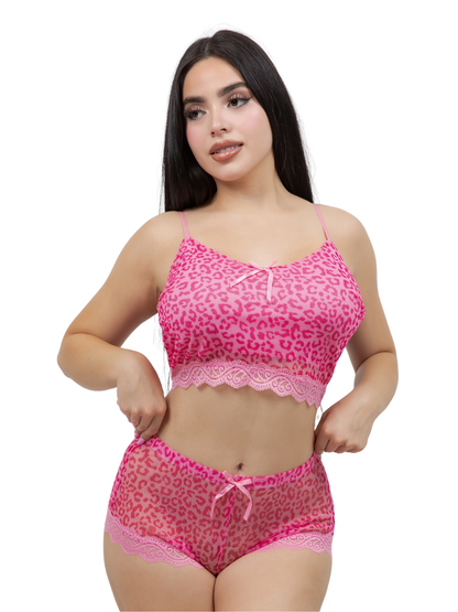 Ally Lace Trimmed Cami Set