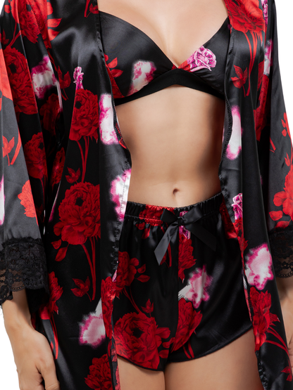 Adrianna Robe & Bra Set