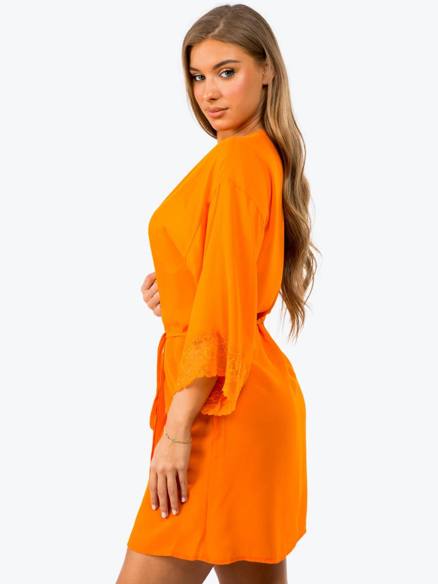 Sophia Sheer Shorty Robe