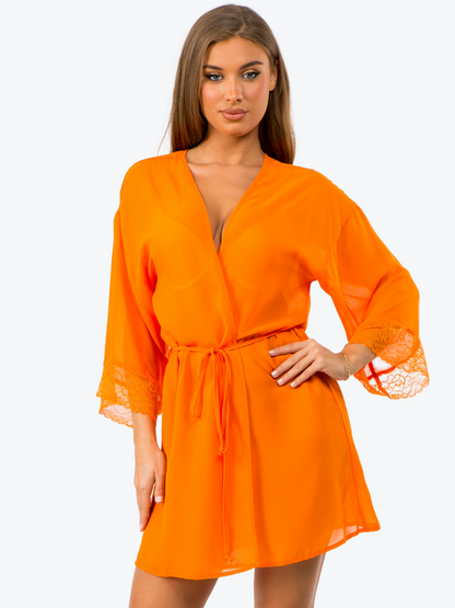 Sophia Sheer Shorty Robe