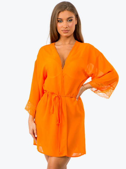 Sophia Sheer Shorty Robe