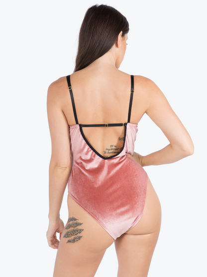 Charlotte Velvet Underwire Teddy