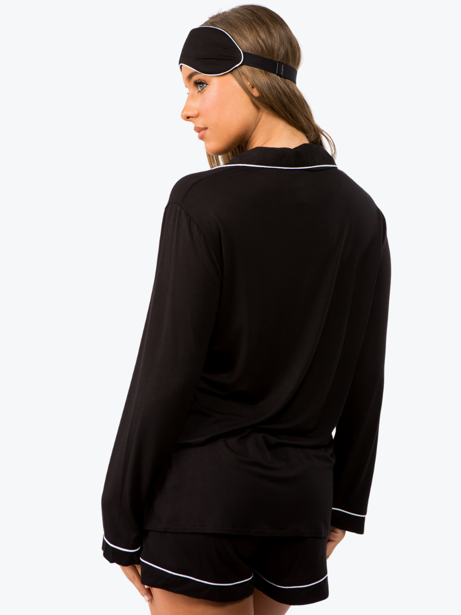Carmen Long Sleeve & Short PJ Set