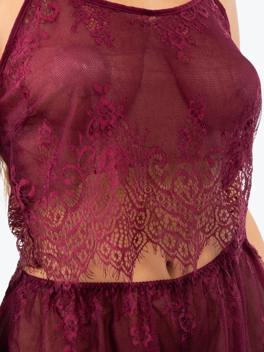 Pamela Lace Cami Lounge Set